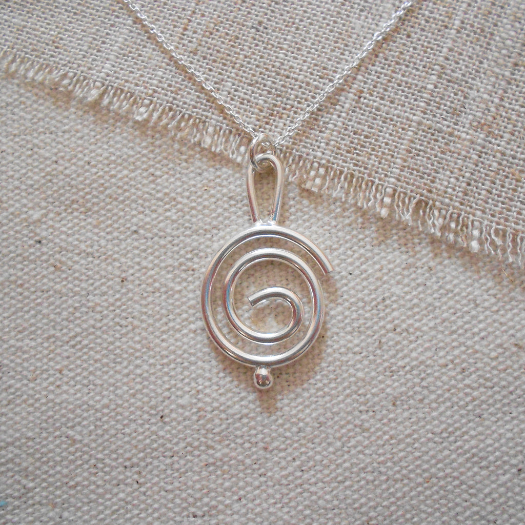 spiral necklace