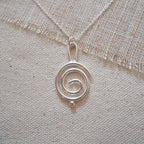 spiral necklace