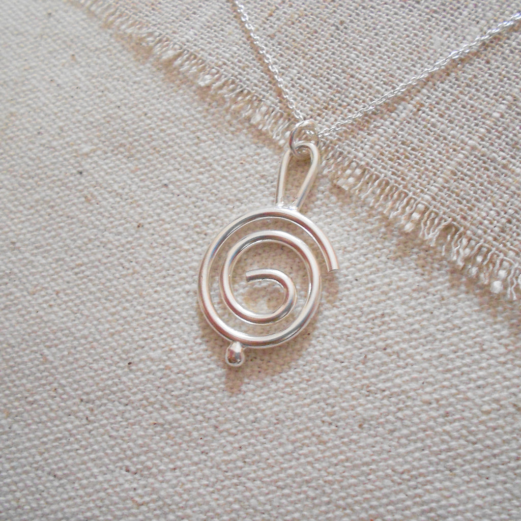 spiral necklace