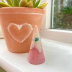 sea glass ring - sandra