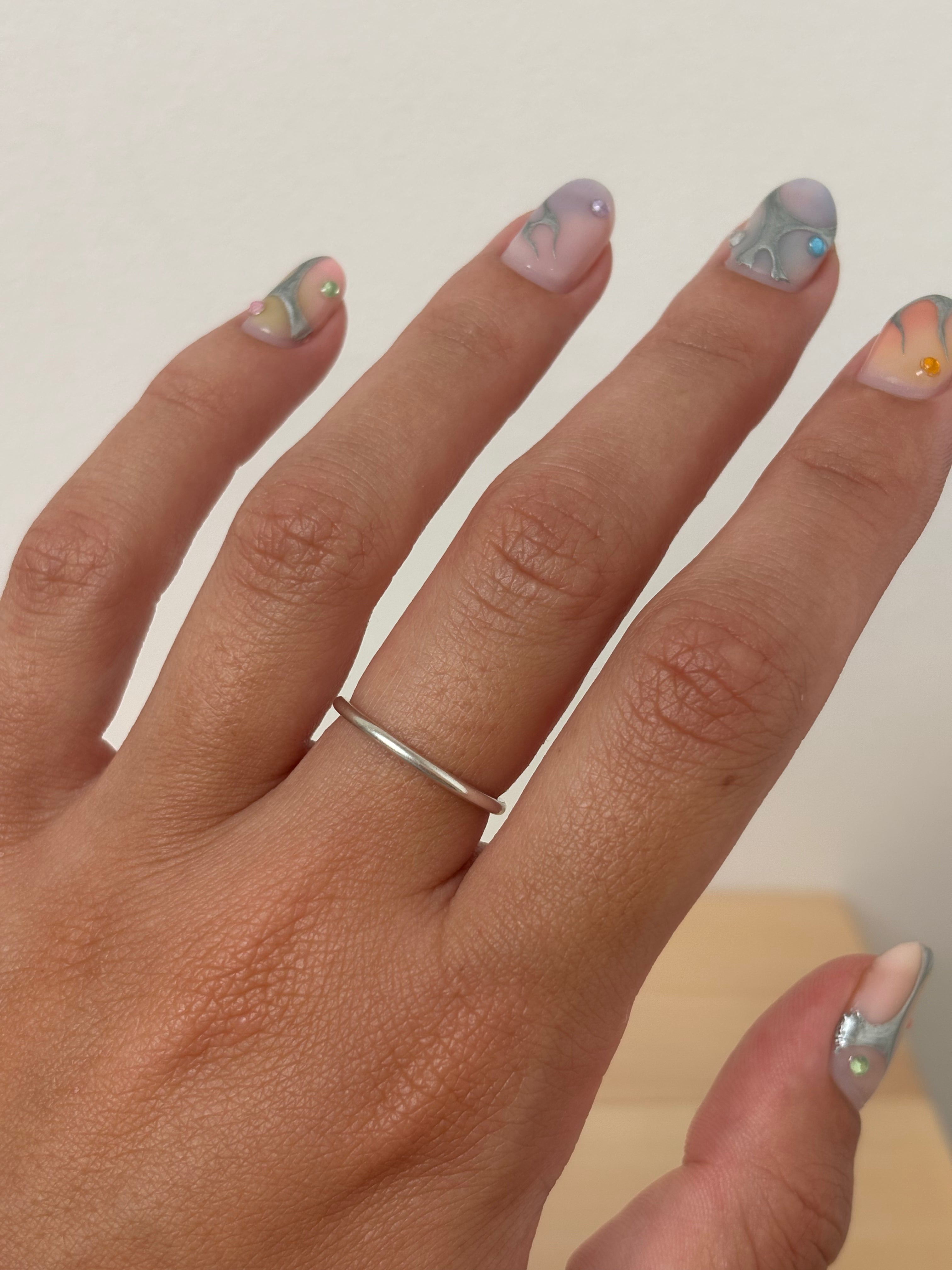 plain stacking ring