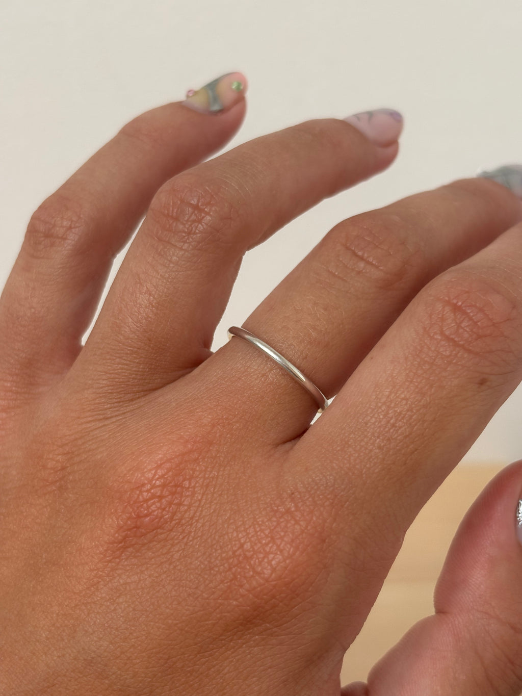 plain stacking ring