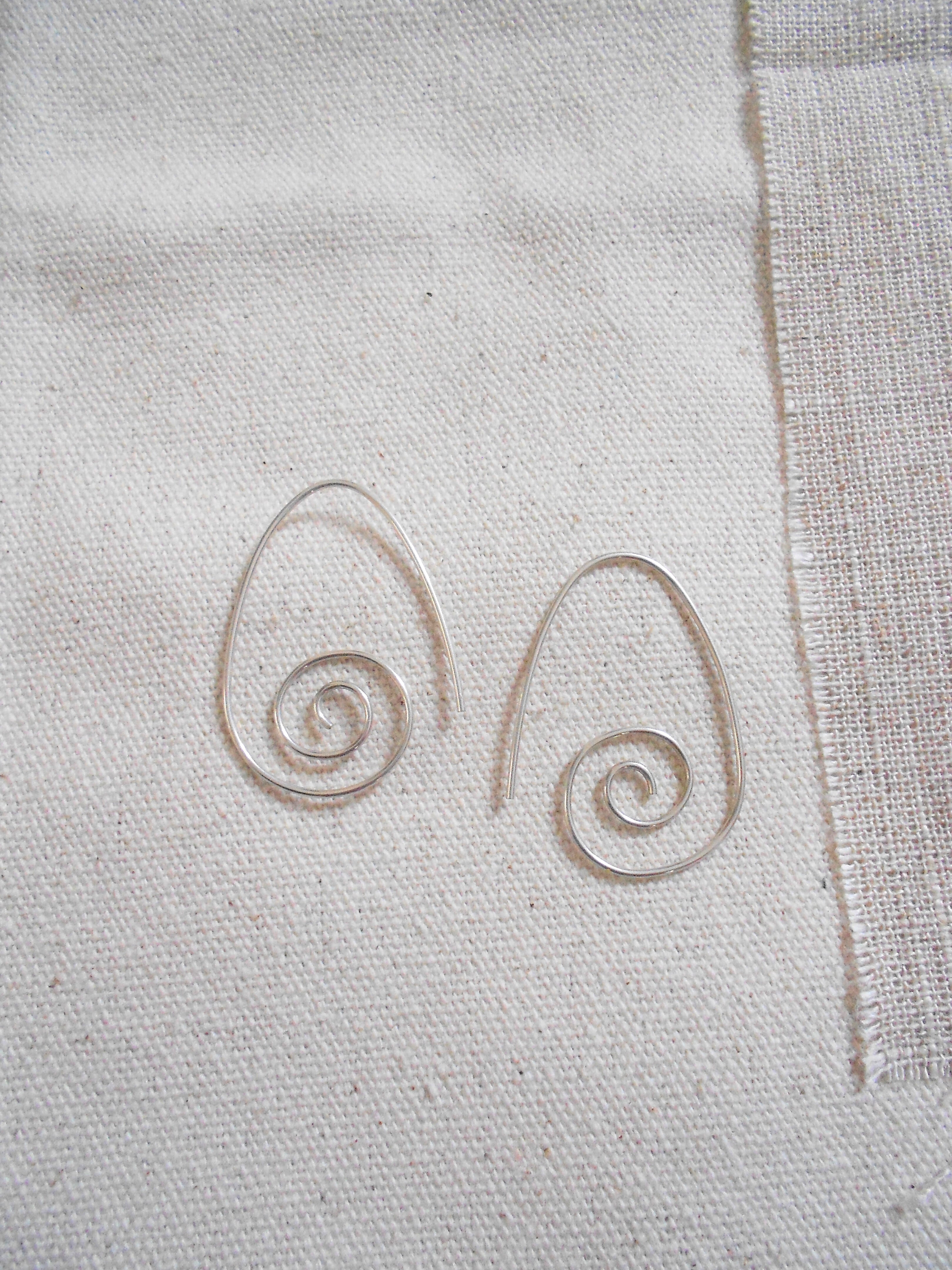 orbit drop earrings